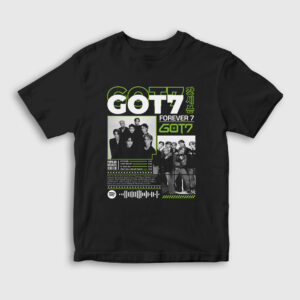 Forever Pop Got7 Çocuk Tişört siyah