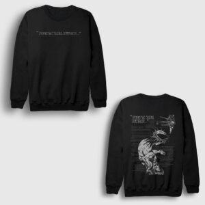 Forgive Them Father Jesus V2 Jojo Sırt Baskılı Sweatshirt siyah