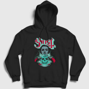 Fortune Teller Ghost Kapşonlu Sweatshirt siyah