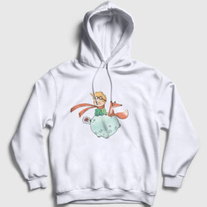 Fox Le Petit Prince Küçük Prens Kapşonlu Sweatshirt