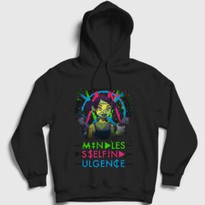 Frankenstein Girls Mindless Self Indulgence Kapşonlu Sweatshirt Siyah