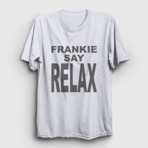 Frankie Say Relax Ross Dizi Friends Tişört beyaz