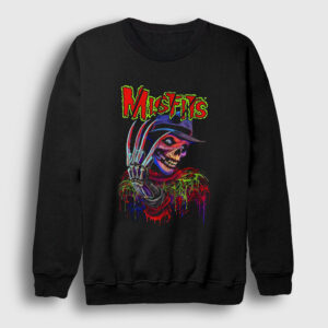 Freddy Krueger Rock Misfits Sweatshirt siyah