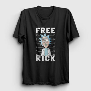 Free Rick And Morty Tişört siyah