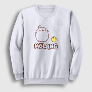 Friend Mölang Piu Piu Molang Sweatshirt beyaz