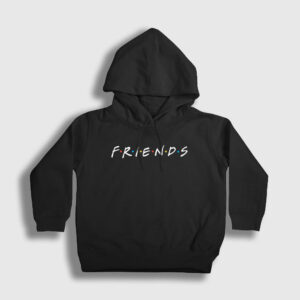 Friends Çocuk Kapşonlu Sweatshirt siyah