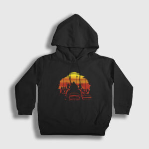 Furiosa Immortan Joe Film Mad Max Çocuk Kapşonlu Sweatshirt siyah