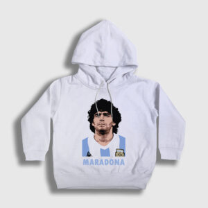 Futbol Sky Maradona Çocuk Kapşonlu Sweatshirt