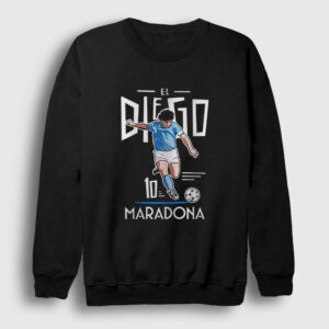 Futbol Sut Maradona Sweatshirt siyah