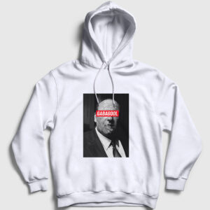 Gabagool Tony Soprano Sopranos Kapşonlu Sweatshirt beyaz