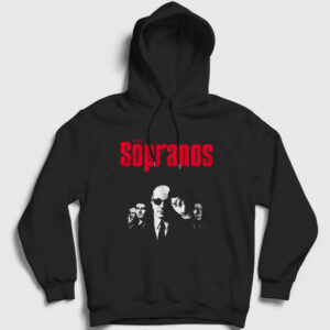 Gang Sopranos Kapşonlu Sweatshirt siyah