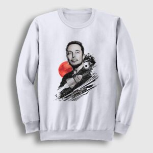 Genius Elon Musk Sweatshirt beyaz