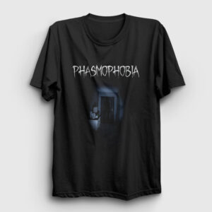 Ghost Oyun Phasmophobia Tişört siyah