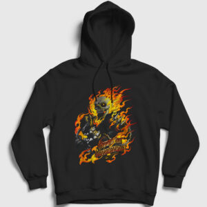 Ghost Rider Hediye Motorcu Motorsiklet Kapşonlu Sweatshirt