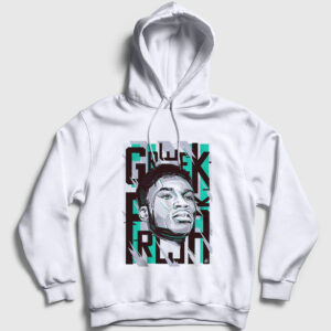 Giannis Antetokounmpo Nba Basketbol Kapşonlu Sweatshirt beyaz