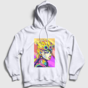 Giorno Giovanna Anime Jojo Kapşonlu Sweatshirt