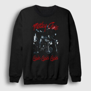 Girls Mötley Crüe Sweatshirt siyah