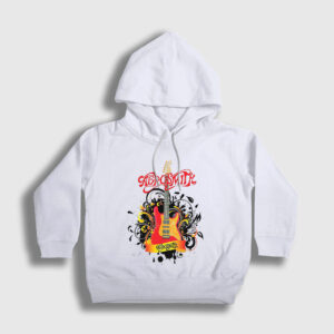 Gitar Aerosmith Çocuk Kapşonlu Sweatshirt