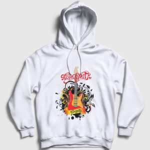 Gitar Aerosmith Kapşonlu Sweatshirt