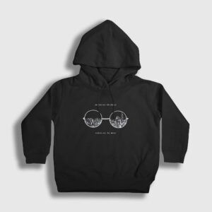 Glasses Beatles John Lennon Çocuk Kapşonlu Sweatshirt