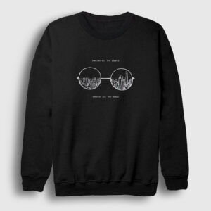 Glasses Beatles John Lennon Sweatshirt