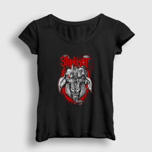Goat Slipknot Kadın Tişört siyah