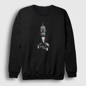 Godfather Robot Bender Futurama Sweatshirt siyah