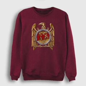 Gold Eagle Slayer Sweatshirt bordo