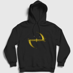 Gold Logo Evanescence Kapşonlu Sweatshirt siyah