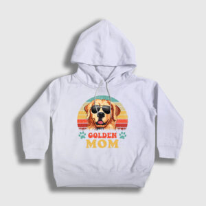 Golden Retriever Mom Dog Hediye Köpek Çocuk Kapşonlu Sweatshirt