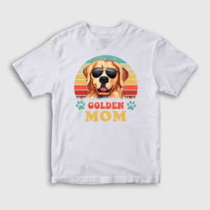 Golden Retriever Mom Dog Hediye Köpek Çocuk Tişört
