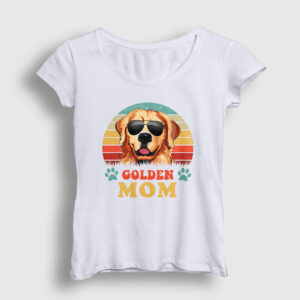 Golden Retriever Mom Dog Hediye Köpek Kadın Tişört