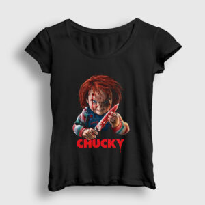 Good Guys Chucky Kadın Tişört siyah