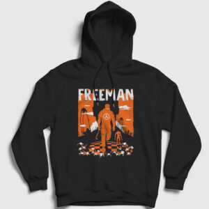 Gordon Freeman Oyun Half Life Kapşonlu Sweatshirt