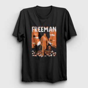 Gordon Freeman Oyun Half Life Tişört siyah