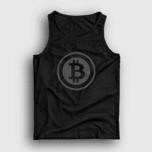 Gray Logo Bitcoin Atlet siyah