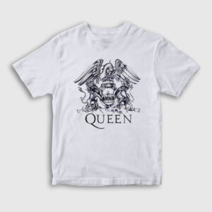 Gray Logo Queen Çocuk Tişört