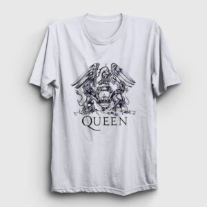 Gray Logo Queen Tişört