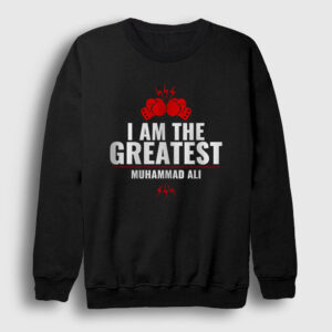 Greatest Muhammed Ali Sweatshirt siyah