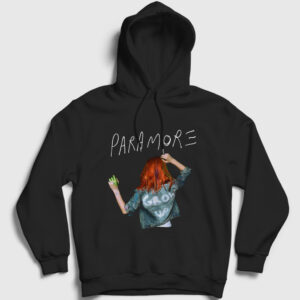 Grow Up Müzik Paramore Kapşonlu Sweatshirt siyah