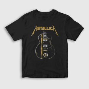 Guitar Metallica Çocuk Tişört siyah