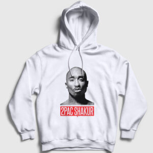 Gun Tupac Shakur Kapşonlu Sweatshirt