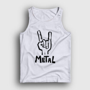 Hand Sign Metal Atlet beyaz