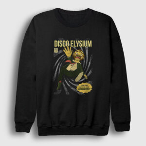 Harry Du Bois Oyun Disco Elysium Sweatshirt siyah