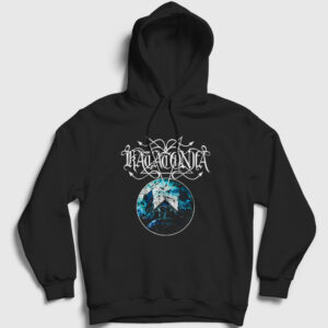 Haunted House Katatonia Kapşonlu Sweatshirt siyah