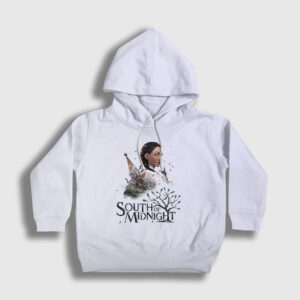 Hazel Flood South Of Midnight Çocuk Kapşonlu Sweatshirt beyaz