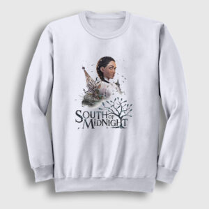Hazel Flood South Of Midnight Sweatshirt beyaz
