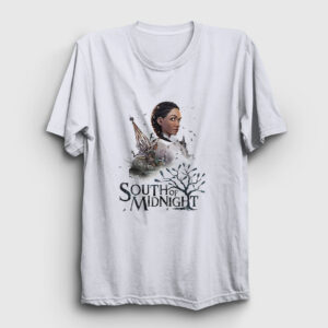 Hazel Flood South Of Midnight Tişört beyaz