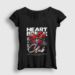 Heart Heartbreak Club Kadın Tişört siyah