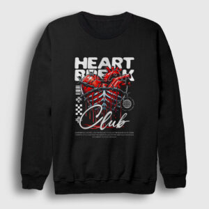 Heart Heartbreak Club Sweatshirt siyah